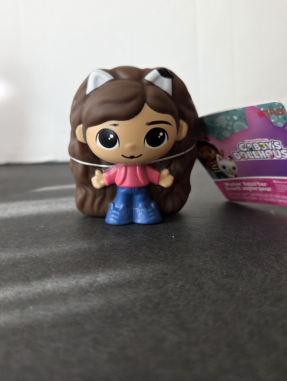 Gabby's Dollhouse Gabby Water Squirter Bath Toy Dreamworks Netflix 2.5"
